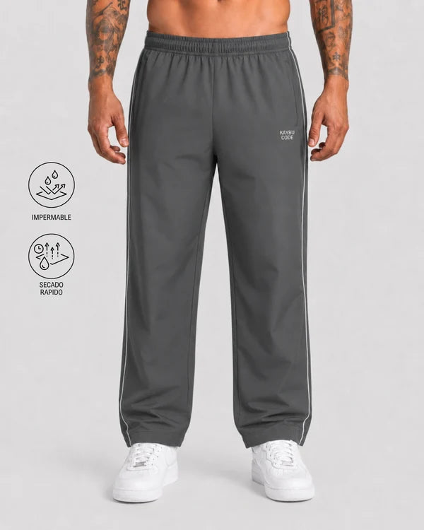 Jogger Caída Recta Tela Impermeable Kaybu Code | KBMEN RF.436
